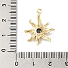 Brass Micro With Glass Pendants KK-U013-05G-3