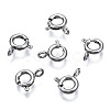 Tarnish Resistant 304 Stainless Steel Spring Ring Clasps STAS-S117-016B-1