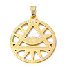 201 Stainless Steel Pendants STAS-D041-13G-1