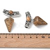 Natural Picture Jasper Pendants AL-CBA612E-11AS-3