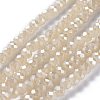 Electroplate Glass Beads Strands EGLA-P018-4mm-FR-A06-1
