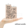 Wood Candle Holder AJEW-WH0268-005-5