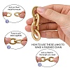 Opaque Spray Painted Acrylic Linking Rings LS-OACR-S021-27A-B01-5