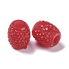 Opaque Resin European Jelly Colored Beads RESI-B025-02A-12-2