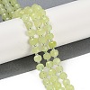 Natural Dyed White Jade Beads Strands G-H057-A22-09-2