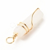 Natural White Jade Pendants X-PALLOY-JF01453-07-5