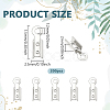 200Pcs Brass Cord Ends KK-PH0012-89S-2