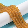 Transparent Glass Beads Strands EGLA-A034-T8mm-MD04-2