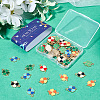 72Pcs 6 Colors Alloy Enamel Pendants ENAM-SC0008-08-7