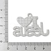 Alloy with Enamel Pendants PALLOY-D290-12P-3