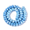 Anti-Tarnish Electroplate Glass Beads Strands GLAA-T025-10mm-11U-3