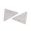 Non-Tarnish 304 Stainless Steel Pendants STAS-B031-20P-3