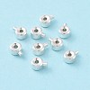 925 Sterling Silver Crimp Beads STER-D035-01S-2