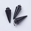 Natural & Synthetic Gemstone Pendants G-P236-3