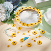 100Pcs 4 Styles Flatback Hair & Costume Accessories Ornaments Resin Flower Daisy Cabochons CRES-NB0001-37A-4