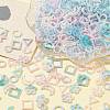 100g Spray Paint ABS Plastic Cabochons KY-CJ0001-67-5