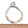 Natural Rutilated Quartz Beaded Bracelets G-P563-07P-03-5