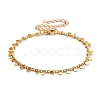 Brass Curb Chain Bracelets X-BJEW-JB05363-1