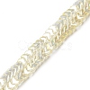 Electroplate Transparent Glass Beads Strands EGLA-L044-B-FR01-1