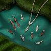 20Pcs 2 Styles Alloy Rhinestone Pendants FIND-NB0006-29-4