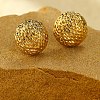 304 Stainless Steel Stud Earrings for Women EJEW-Z063-05G-1