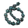 Synthetic Turquoise Dyed Beads Strands G-P507-05O-4