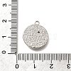 Brass Micro Pave Cubic Zirconia Pendants LS-KK-Q035-16B-P-3