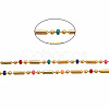 304 Stainless Steel & Enamel Ball Chains CHS-Q004-006-NF-4