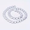 Electroplate Non-Magnetic Synthetic Hematite Beads Strands G-F510-17G-2