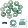 16Pcs Natural Green Aventurine European Beads G-SC0003-03B-2