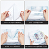 Transparent PVC Plastic Self-Adhesive Bags ABAG-WH0032-39-5