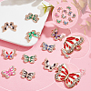 60Pcs 10 Styles Alloy Enamel Connector Charms ENAM-HY0001-25-4