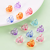 1-Hole Transparent Acrylic Buttons TACR-S154-53B-6