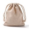 Cotton Packing Pouches Drawstring Bags X-ABAG-R011-10x12-3