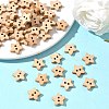 Natural 2-hole Basic Sewing Button in Star Shape NNA0Z7T-5