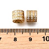 925 Sterling Silver Micro Pave Clear Cubic Zirconia Beads STER-F061-03B-G-2