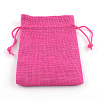 Burlap Packing Pouches Drawstring Bags ABAG-Q050-7x9-M-2