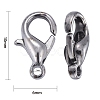 Zinc Alloy Lobster Claw Clasps E103-B-3