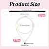 2Pcs Alloy & Black Velvet Heart Pendant Double Layer Choker Necklaces NJEW-WH20002-11C-2