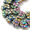 Electroplated Synthetic Non-magnetic Hematite Beads Strands G-Z032-D02-05A-3