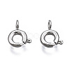Tarnish Resistant 304 Stainless Steel Spring Ring Clasps STAS-S117-016A-2