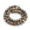 Natural Pyrite Beads Strands G-G839-01-10mm-2