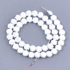 Spray Painted Non-magnetic Synthetic Hematite Beads Strands G-T116-23-16-2