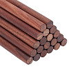 Waxed Round Wooden Sticks WOOD-OC0004-01B-1