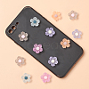 30Pcs 6 Colors Transparent Resin Cabochons RESI-CJ0001-239-6