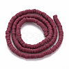 Handmade Polymer Clay Bead Strands CLAY-T002-4mm-70-2