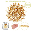 200Pcs Brass Beads KK-BBC0012-05-2
