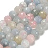 Natural Morganite Beads Strands G-H329-F01-8mm-2