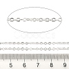 Rack Plating Brass Cable Chains CHC-M001-04S-3