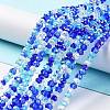 Glass Beads Strands EGLA-A034-M4mm-25-1